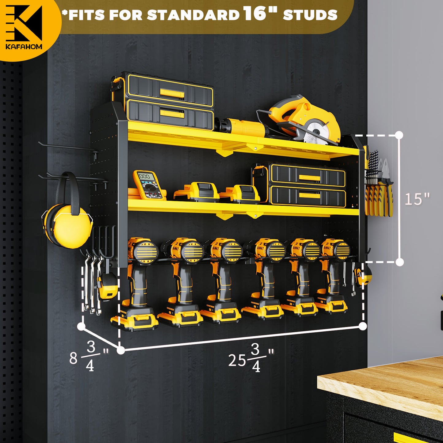 KAFAHOM 6 DRILL HOLDER-YELLOW