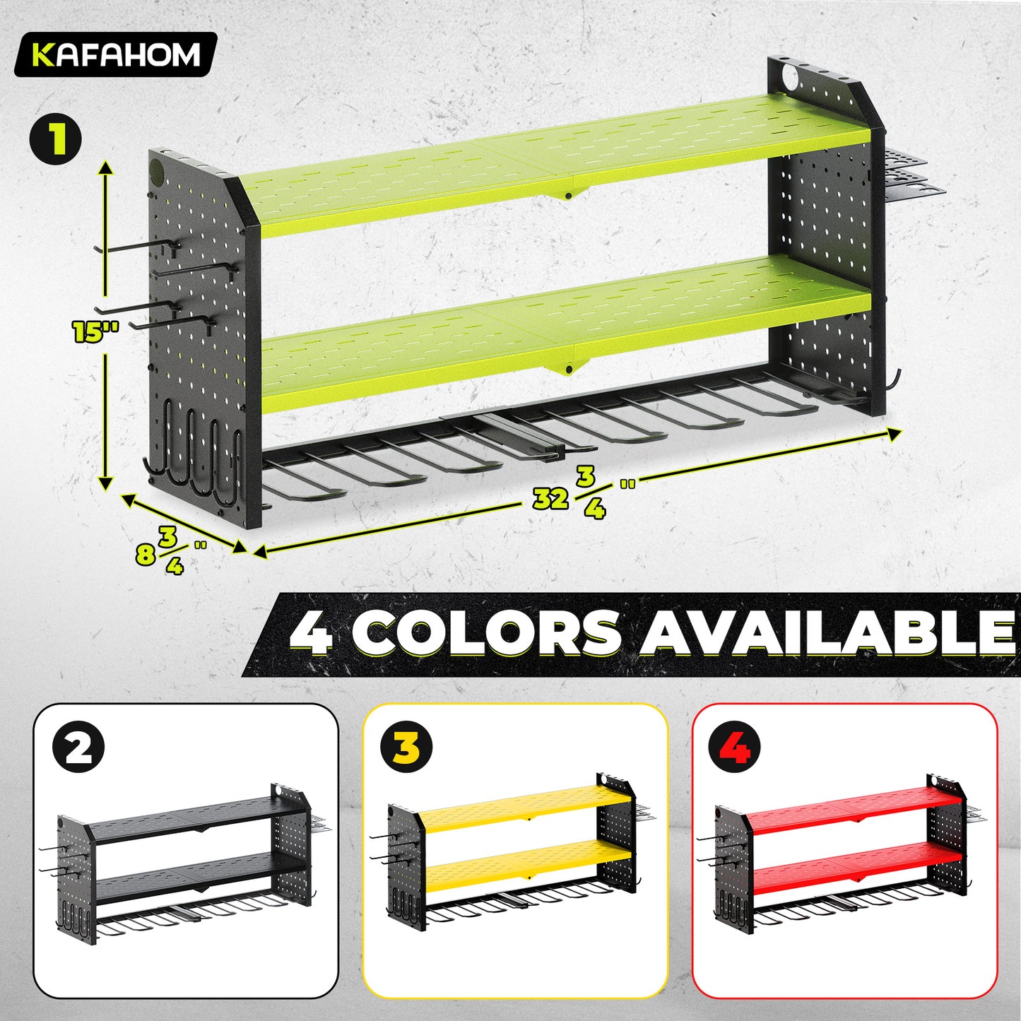 KAFAHOM TOOL STORAGE AND ORGANIZER-GREEN